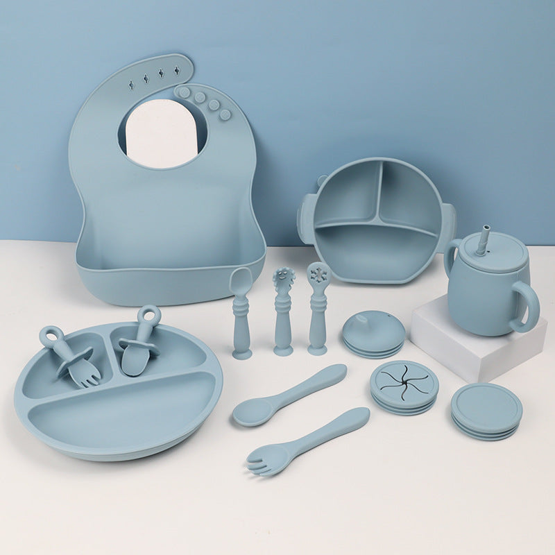 Darling Sprout Silicone Mealtime Set