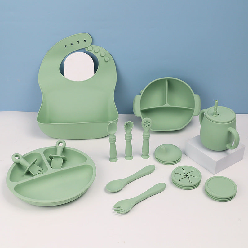 Darling Sprout Silicone Mealtime Set