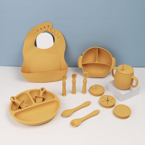 Darling Sprout Silicone Mealtime Set