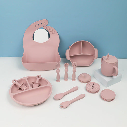 Darling Sprout Silicone Mealtime Set