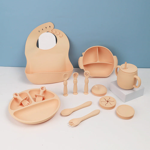 Darling Sprout Silicone Mealtime Set