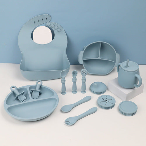 Darling Sprout Silicone Mealtime Set