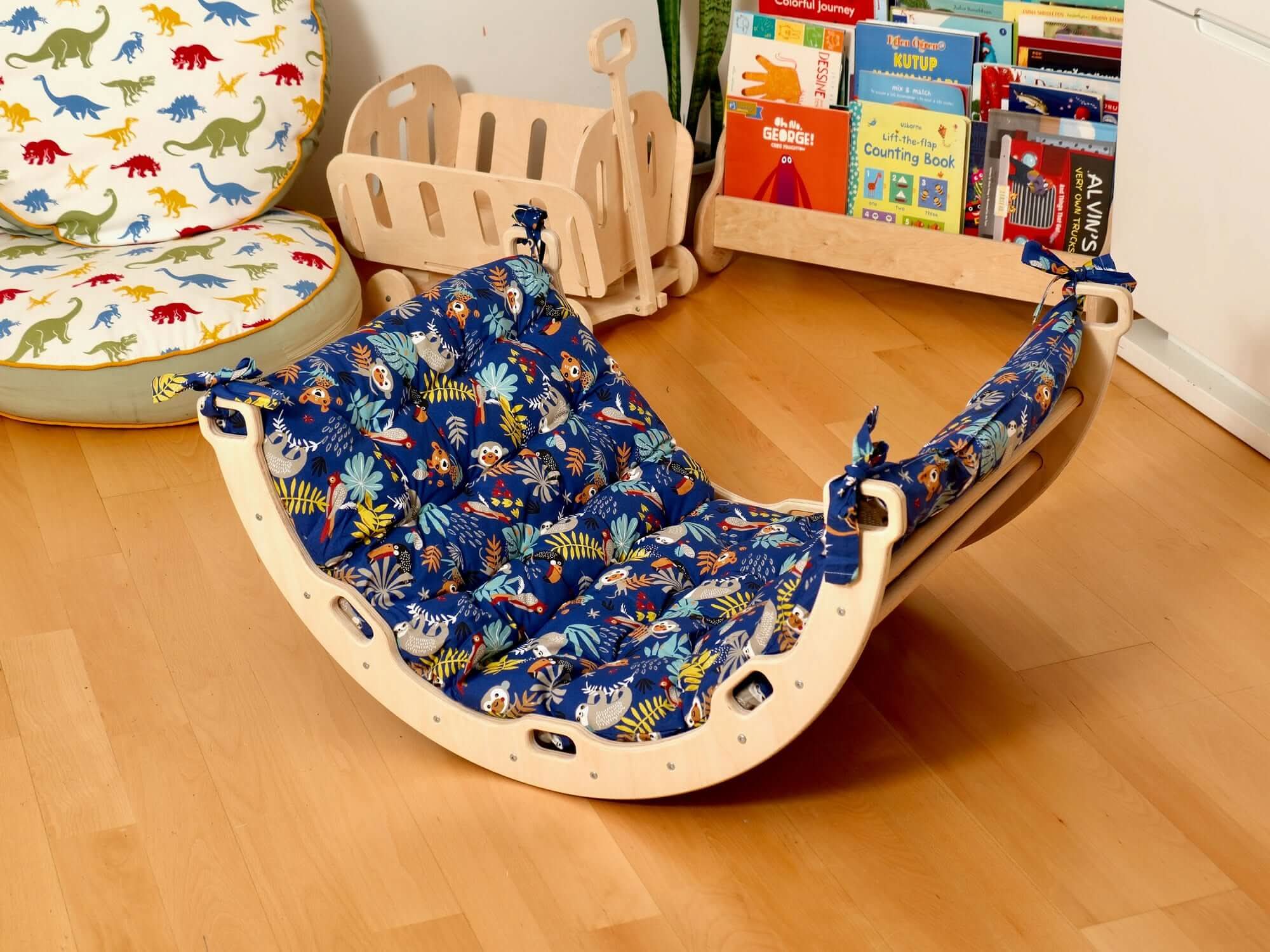 Climbing Arch/Rocker with Pillow & Ramp / Medium Size