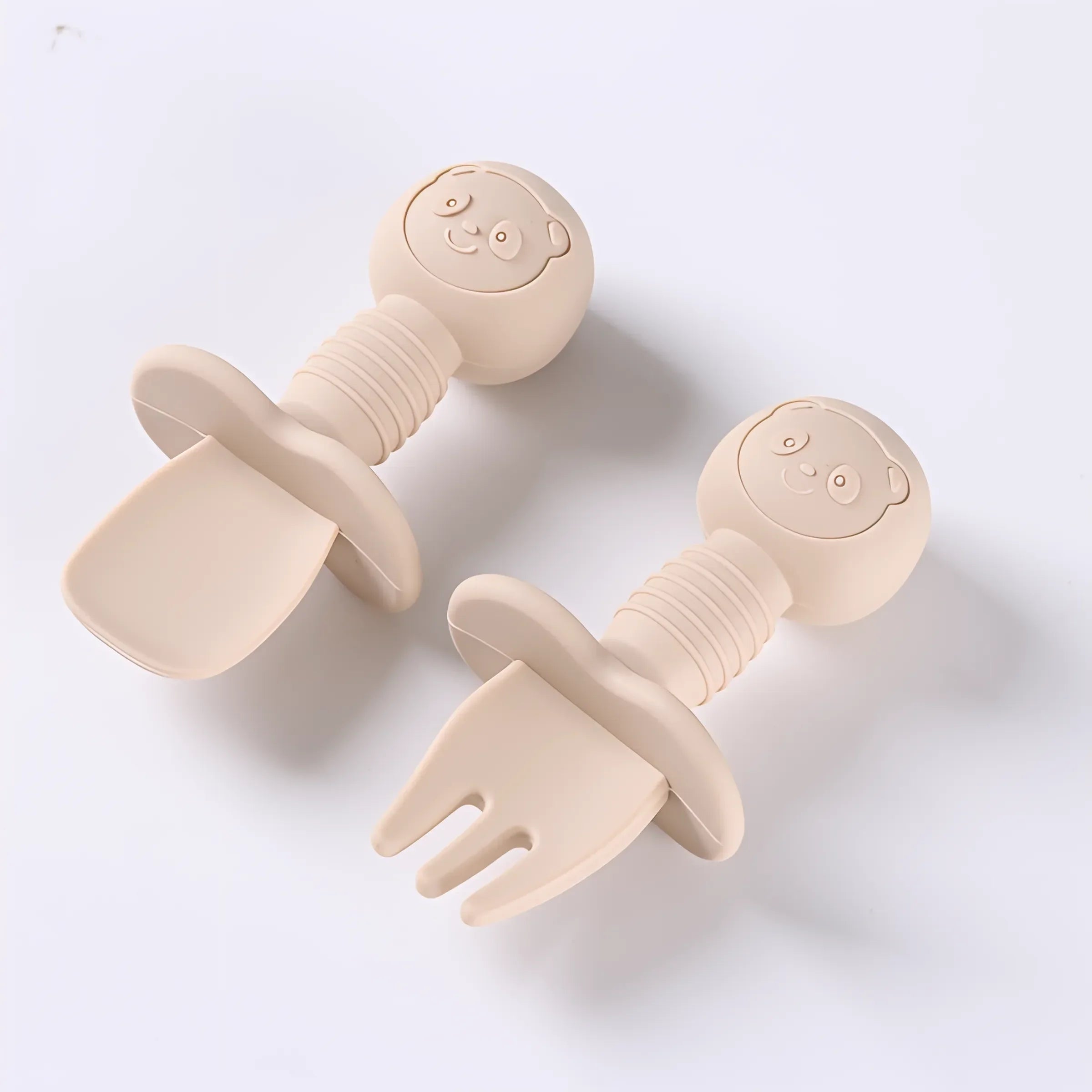 2pcs Food Grade Silicone Cutlery for Children Multivariant-9