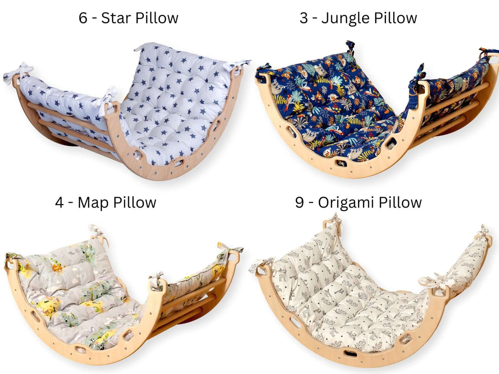 Climbing Arch/Rocker with Pillow & Ramp / Medium Size